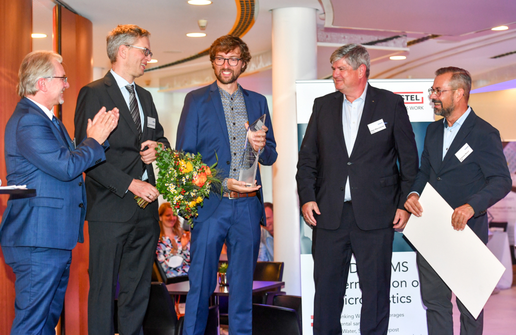 Überreichung des Mülheim Water Award 2022 an Gewinnerprojekt DIE WASSERWAND (Foto ©IWW, September 2022)