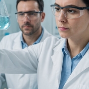 Researching in the laboratory Researching in the laboratory