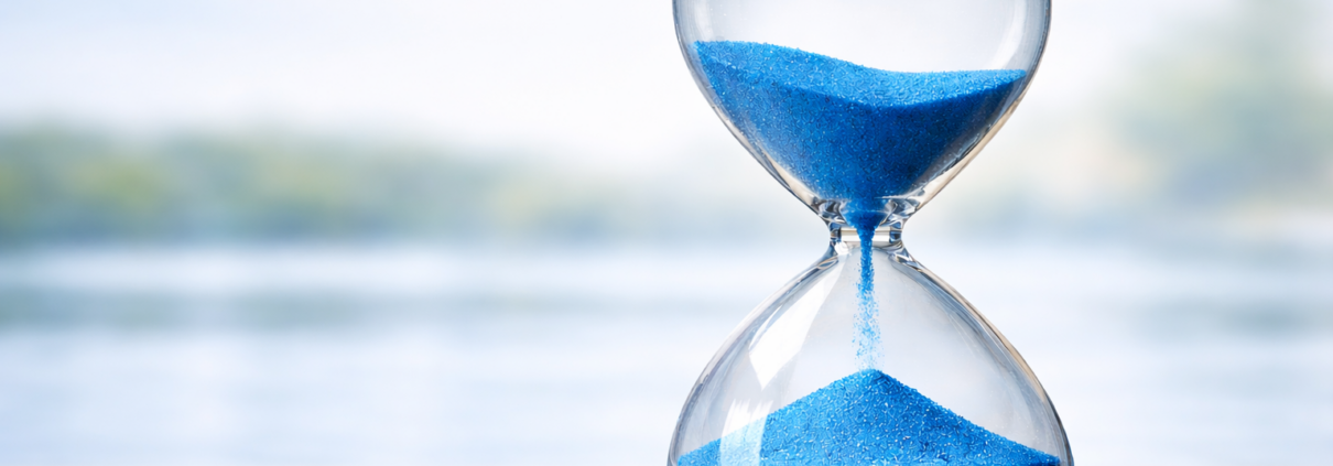 Sanduhr Bewerbungszeitraum